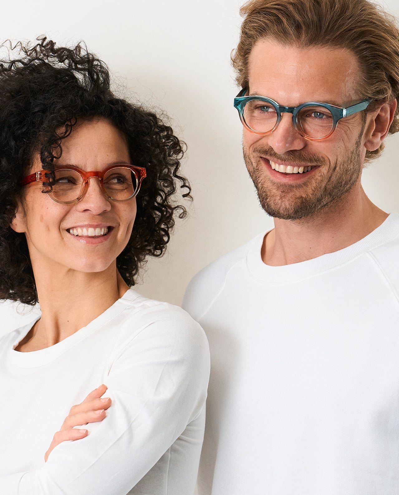 OjeOje E Reading glasses - red/green