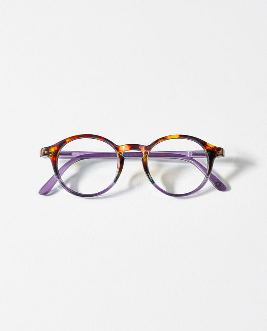 OjeOje A Reading glasses - tortoise/purple