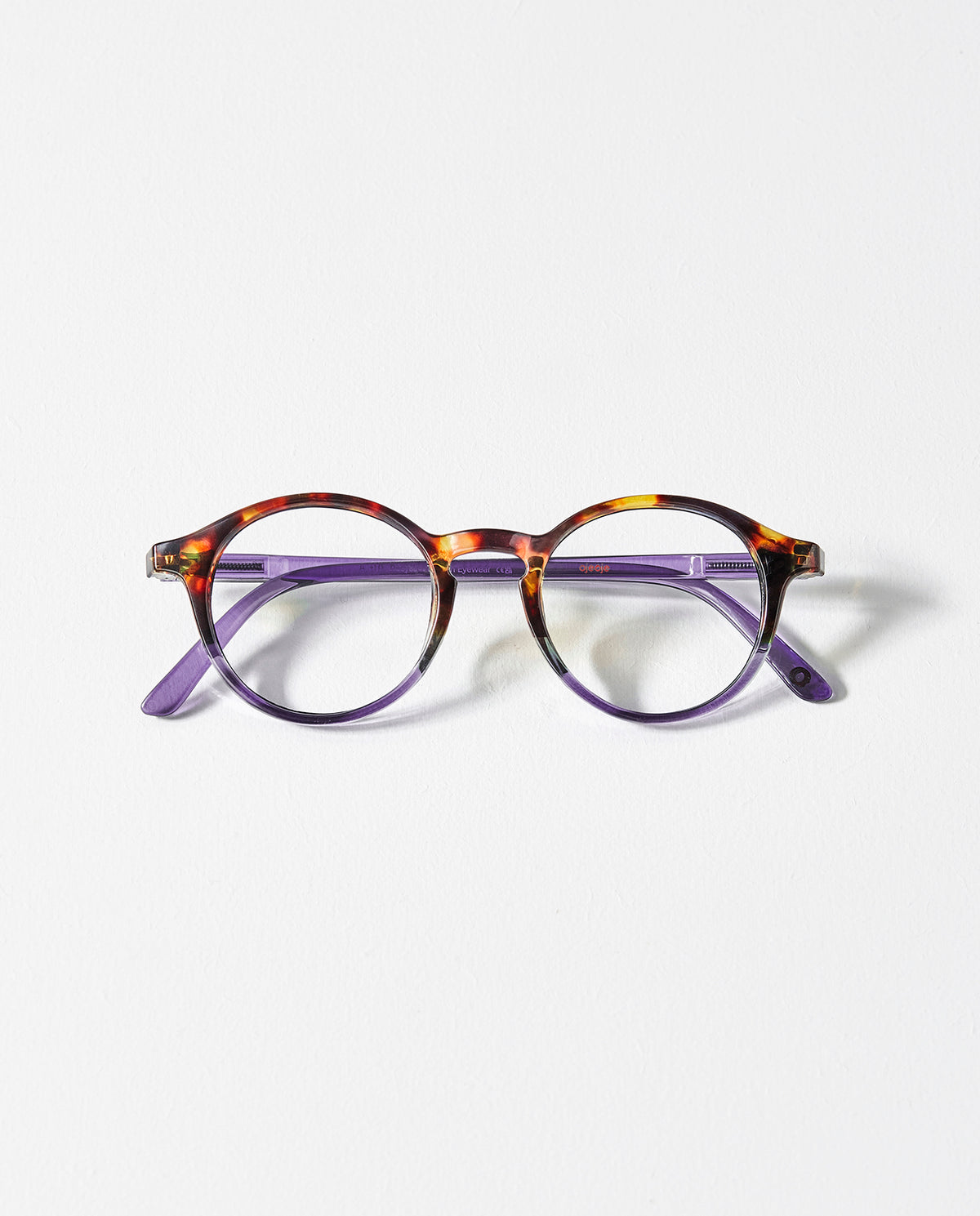 OjeOje A Reading glasses - tortoise/purple