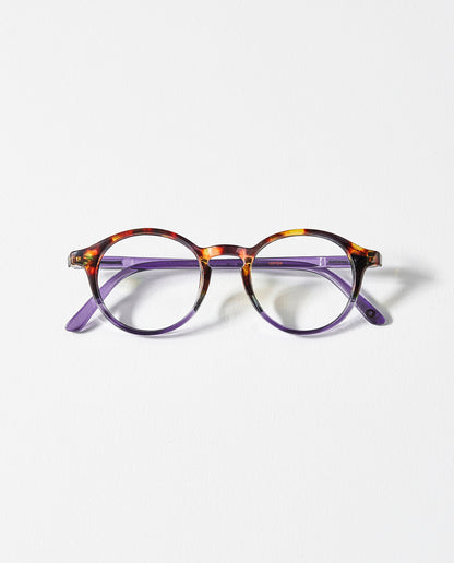 OjeOje A Reading glasses - tortoise/purple