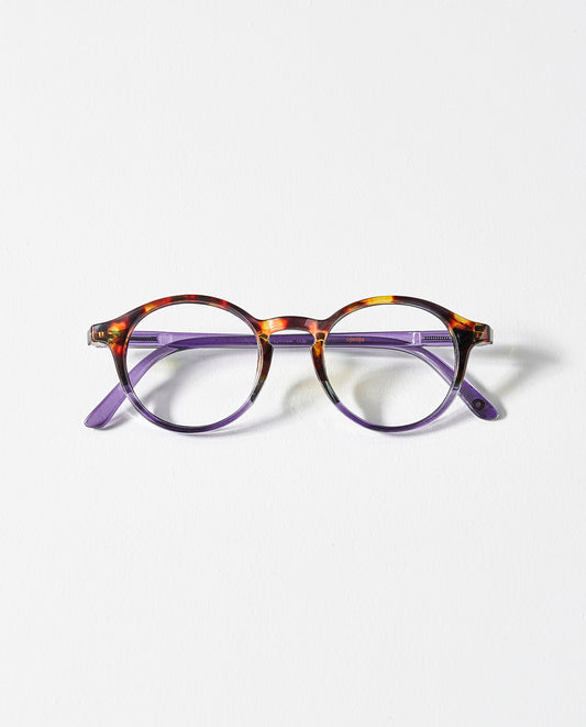OjeOje A Reading glasses - tortoise/purple