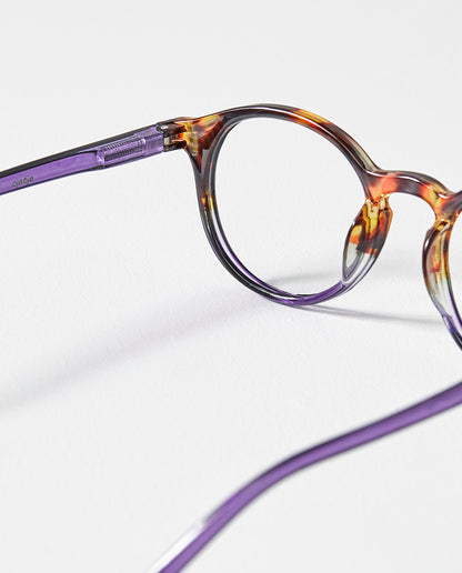 OjeOje A Reading glasses - tortoise/purple