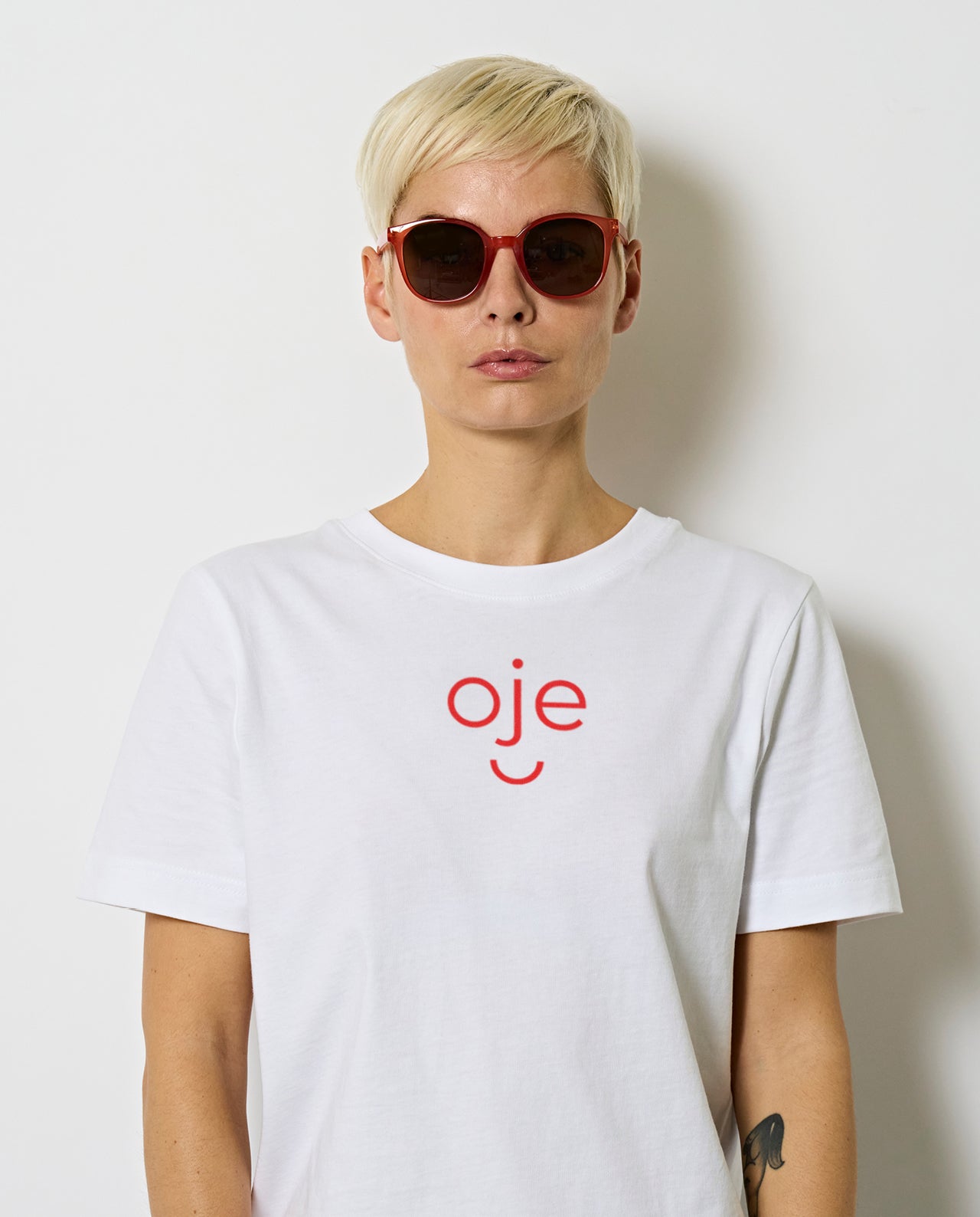 OjeOje B Sun readers - red