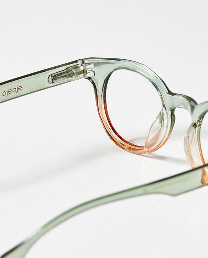 OjeOje E Reading glasses - green/sand