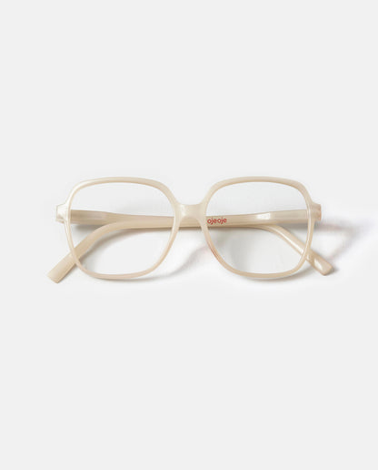 OjeOje G Reading glasses - cream