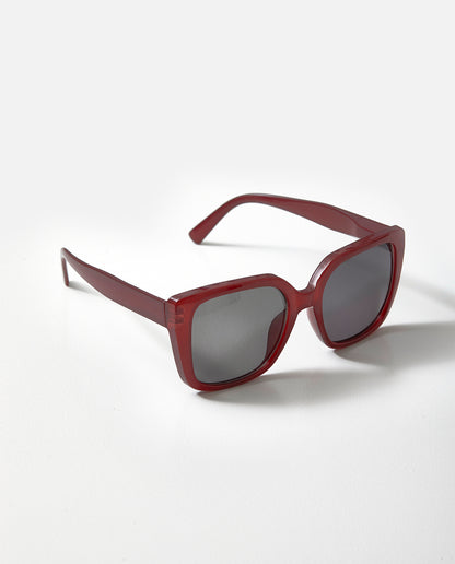 OjeOje I Sunglasses - dark red