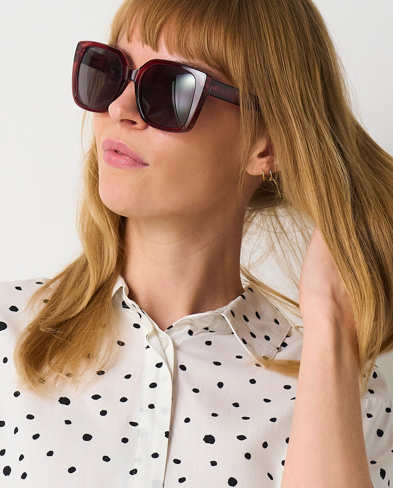 OjeOje I Sunglasses - dark red