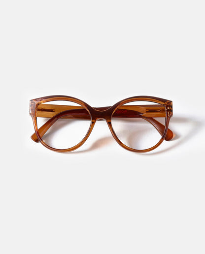 OjeOje J Reading glasses - brown