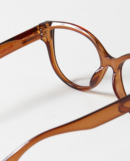 OjeOje J Reading glasses - brown