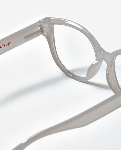 OjeOje J Reading glasses - warm grey