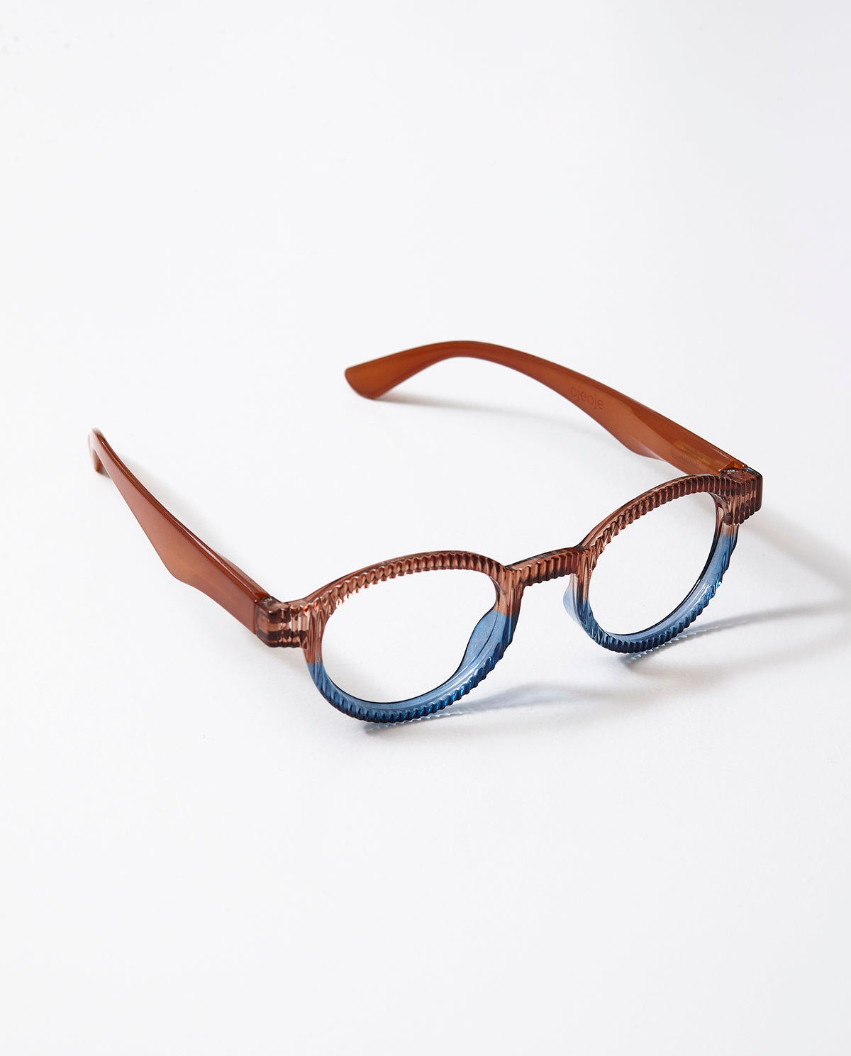 OjeOje K Reading glasses - brown/blue
