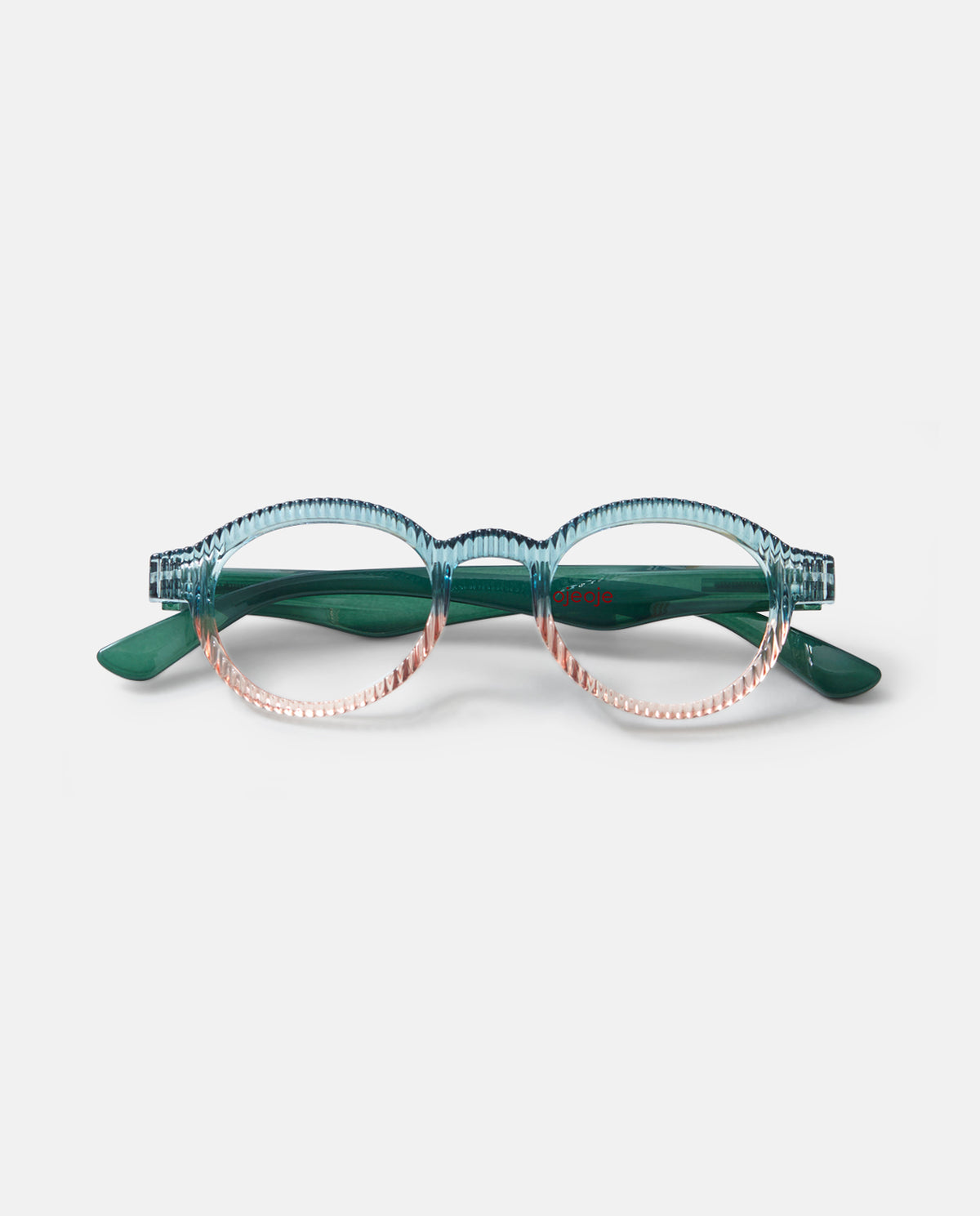 OjeOje K Reading glasses - dark green/sand