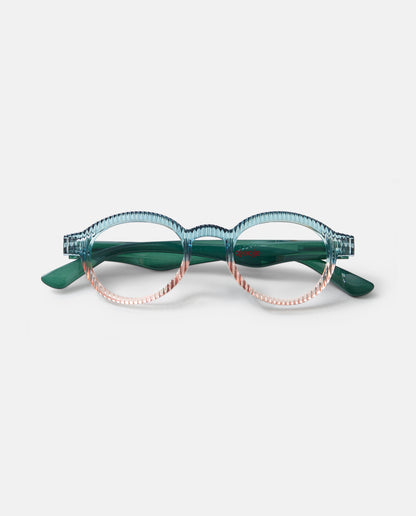 OjeOje K Reading glasses - dark green/sand