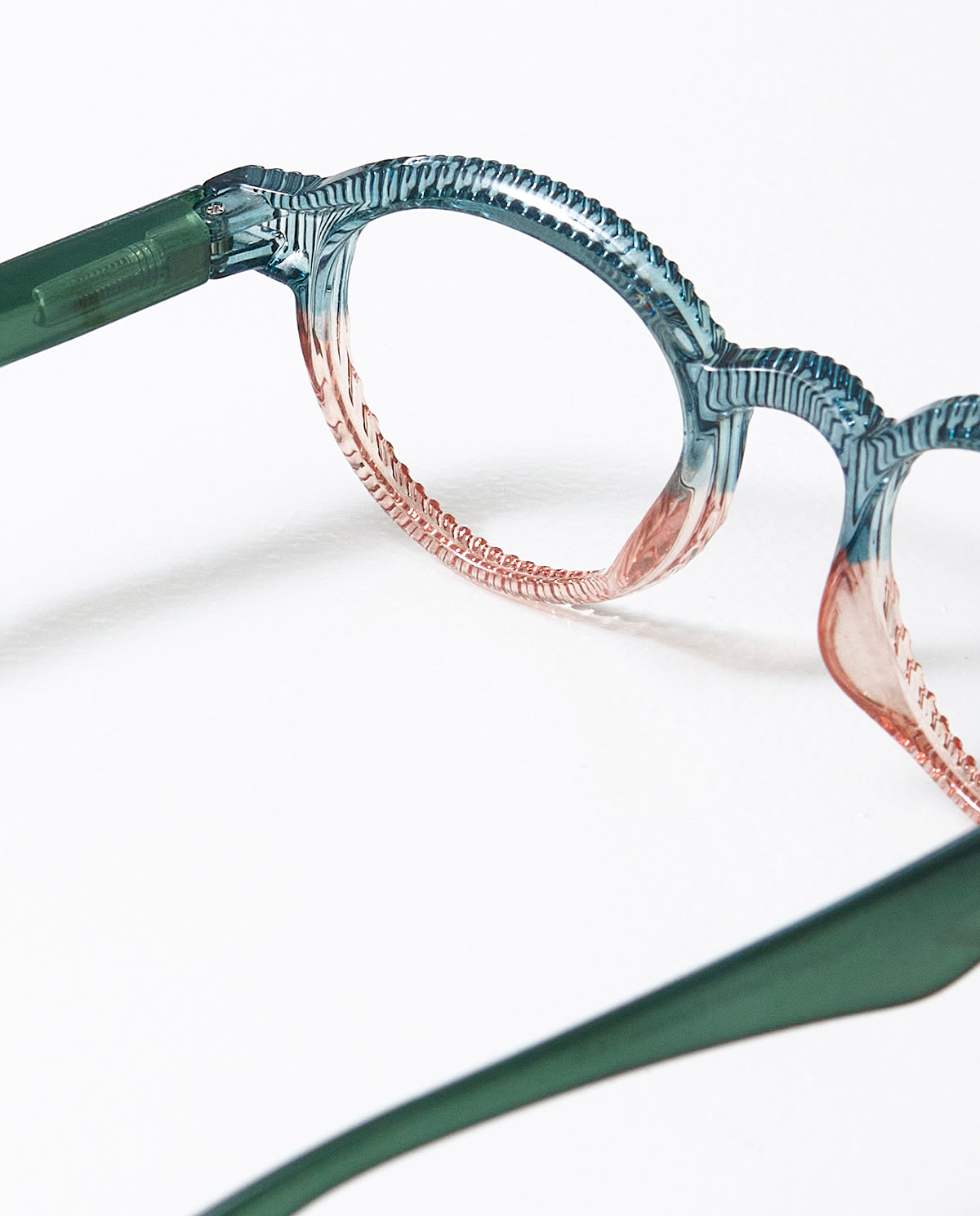 OjeOje K Reading glasses - dark green/sand