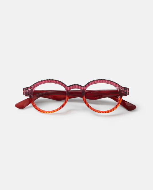 OjeOje K Reading glasses - dark red/red