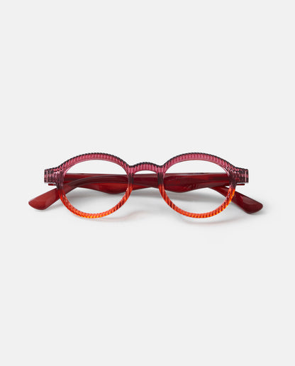 OjeOje K Reading glasses - dark red/red