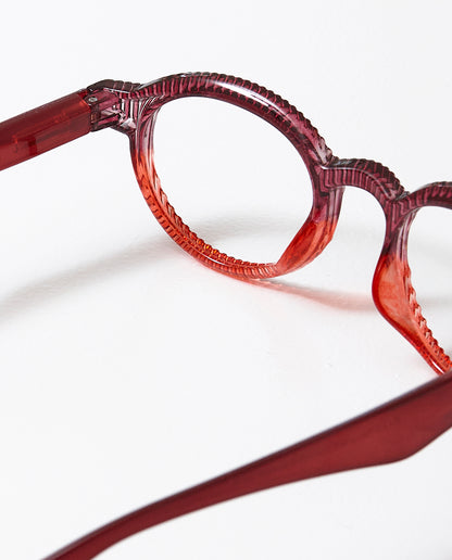 OjeOje K Reading glasses - dark red/red